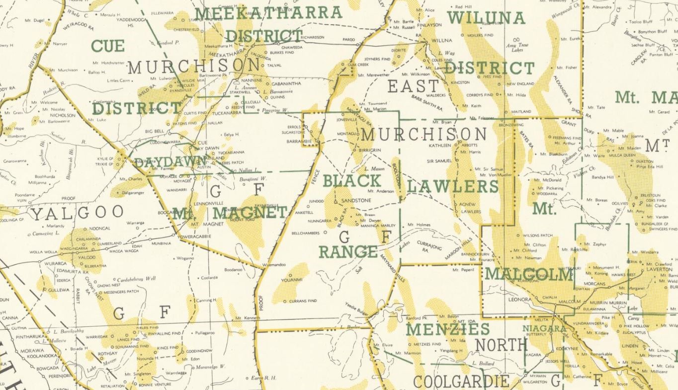 Føde centeret announcer Historical Gold Maps of the Western Australian Goldfields | Goldfields Guide