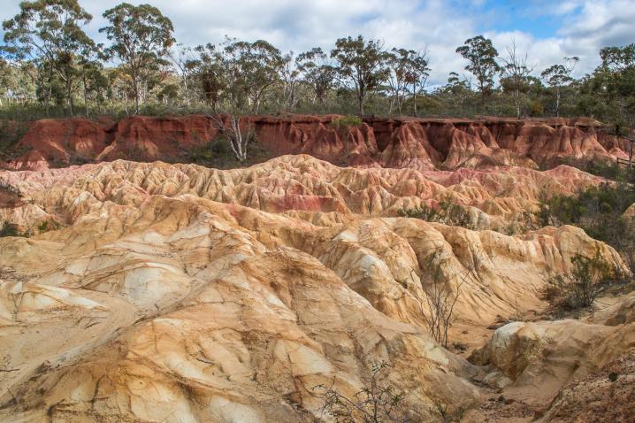 Pink Cliffs Geological Reserve, Heathcote VIC