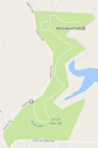 Map walking track 