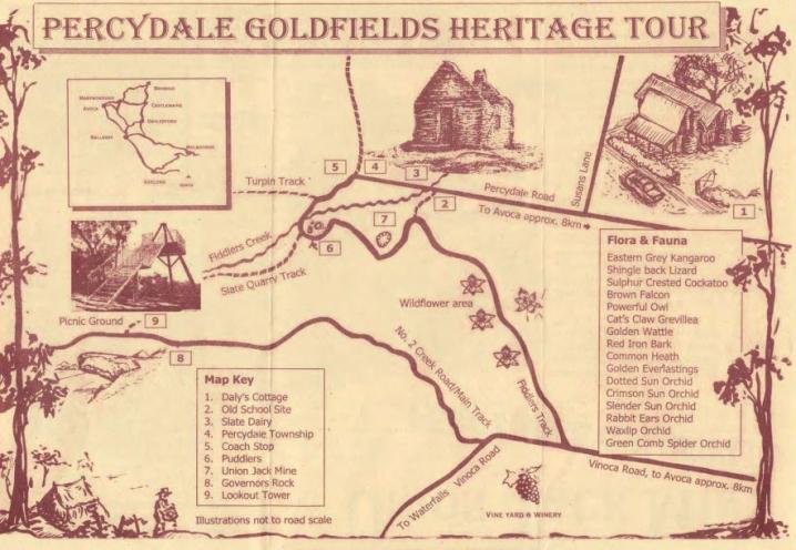 Heritage tour map 